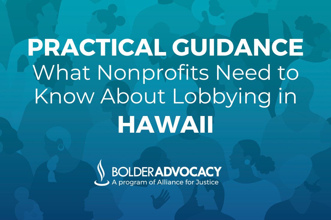 Practical Guidance What Nonprofits Need to Know About Lobbying in