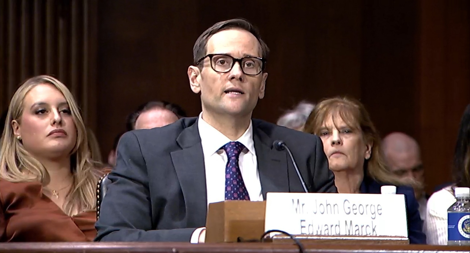 Judicial nominee John Marck at his Senate Judiciary Committee hearing on 4/29/26